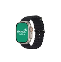 ساعة الترا الذكية تيتانيوم - شاشة فائقة الوضوح ومك...