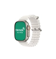 ساعة الترا الذكية تيتانيوم - شاشة فائقة الوضوح ومك...