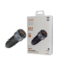 لدنيو - شاحن سياره منفذين USB + PD بقوه 60W