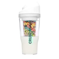 كوب إفطار TIKNAL CrunchMug محمول – كرانش كب للحبوب...