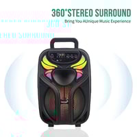 مكبر صوت كاريوكي تيكنال TK-H105 بقوة 10 واط مع ميك...