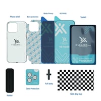 بكج حماية ايفون 17 متكامل 6 في 1 من X-LEADER ECO:...