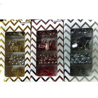 كلبسات ودبوس اوراق منوع ذهبي ـ فضي ـ نحاسي (للحبة)