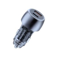 WINMAX - شاحن سيارة بمنفذين USB مع منفذ USB-C من W...