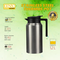 DENX - وعاء حراري من الفولاذ المقاوم للصدأ م/DX206...