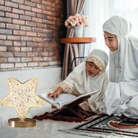 اباجورة مصباح كريستالي على شكل نجمة بإضاءة دافئة