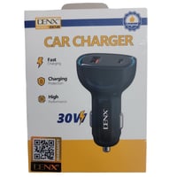 شاحن سيارة سريع 30 واط من DENX م/ DX140