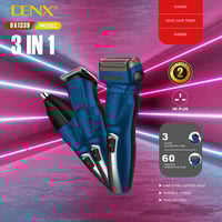 DENX - ماكينة حلاقة 3*1 متعدة الاستخدام لون ذهبي م...