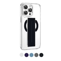 جراب (أيفون 15 برو ماكس) شفاف مع مسكة ماق سيف