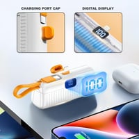 باور بانك بسعة 5000mAh من DENX م/ DX426