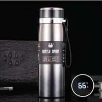 DENX - كوب سفر من الستانلس ستيل بسعة 600 مل لون اس...