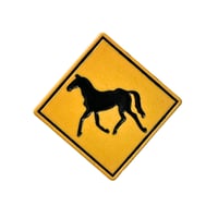 لافتة خيل ملصق معدن 3M