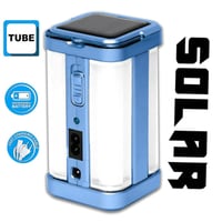 مصباح طوارئ LED قابل للشحن بالطاقة الشمسية HG DUE...