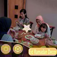 اباجورة مصباح كريستالي على شكل نجمة بإضاءة دافئة