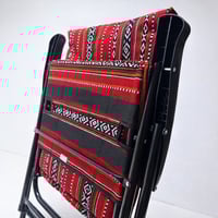 كرسي رحلات قابل للطي سدو اصلي مريح وفاخر لون احمر...