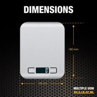 DENX - ميزان مطبخ إلكتروني م/DX3629 ماركة دينكس