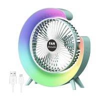 مروحة مكتب ملونة سهلة الحمل s14