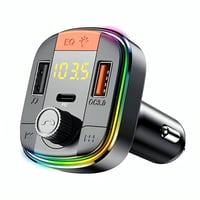 DENX - شاحن سيارة ب3منافذ PD USB لون اسود م/DX1806...