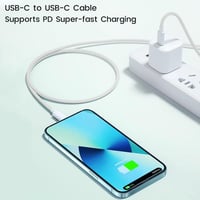 شاحن يفون تايب سي 15/16 بمنفذ USB-C إلى USB-C يدعم...