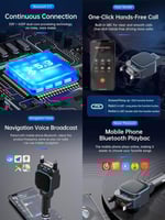 جهاز بلوتوث وشاحن سيارة DENX م/ DX1809