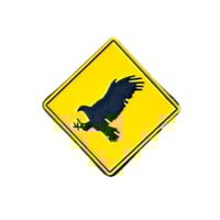 لافتة صقار ملصق معدن 3M