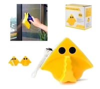 ممسحة نوافذ مغناطيسية لون اصفر