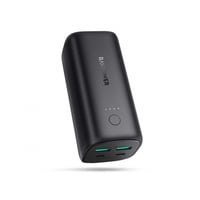 RAVPOWER - باور بانك اسود 20000m اربعه منافذ USB+P...