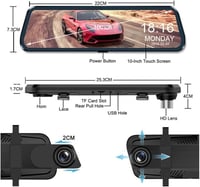 DENX - داش كام مسجل قيادة 4K موديل DX2257 ماركة دي...