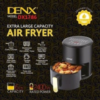 DENX - مقلاة متعددة الوظائف بقدرة 2400 واط و6 لتر...
