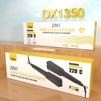 DENX - مكواة سيراميك احترافية لفرد الشعر م/DX1350...