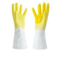 قفازات تنظيف سيليكون بأكمام طويلة – 3 ألوان مميزة...