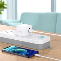 شاحن جداري بمنفذين شحن (USB - USB-C )