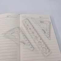 طقم أدوات هندسية شفاف (خيارات ولادي/بناتي) م/11640...