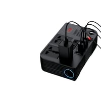 DENX - توصيلة متعددة المنافذ لسيارة قوة 300 واط م/...