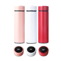 مطارة ستيل بشاشة رقمية LED تحفض الحار والبارد