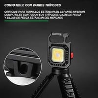 مصباح عمل مغناطيسي قابل لإعادة الشحن متعدد الأوضاع...