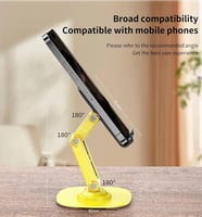 حامل هاتف قابل للطي قاعدة حديد م/ Y807 الون متعددة