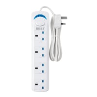 2 توصيلة كهرباء 4 مخارج 3 متر م/BT-5104 ماركة BEST