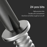 مجموعة مفكات 24 قطعة م/c-6024