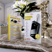 باور بانك بسعة 30000mAh من DENX م/ DX416