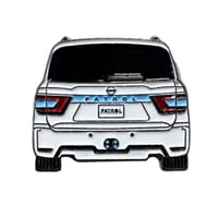 خلفية نيسان باترول 2024 ملصق معدن 3M