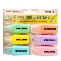 طقم 6 أقلام تمييز صغيرة ألوان باستيل م/ 1134293