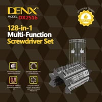 DENX - مجموعة مفك براقي صغير الحجم 128 قطعة م/DX25...