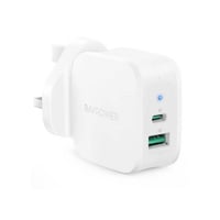 RAVPOWER - شاحن جداري ابيض منفذين USB+ PD ا 30W م/...