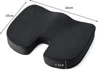 وسادة كرسي طبي لون اسود