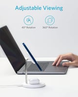 ANKER - منصة شحن لا سلكية 2 في 1 -ابيض - م/ A2543...