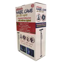 عكاز قابل للطي مع ضوء LED