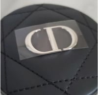 مراية ديور جلد اسود+ كيس