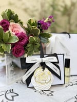 تعليقة شانيل حجر مع الملحقات