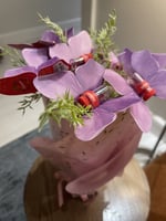 فازه ( صغير ) من فراشات الزعفران ١٠ فراشات